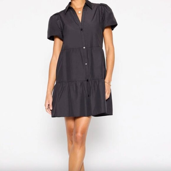 NWT - Brochu Walker Havana Mini Dress in Black Size Small - Picture 1 of 4